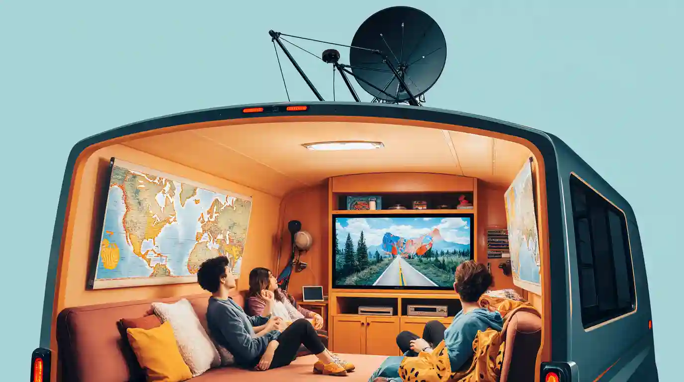Télévision par satellite en camping-car : Solutions low cost en 2025